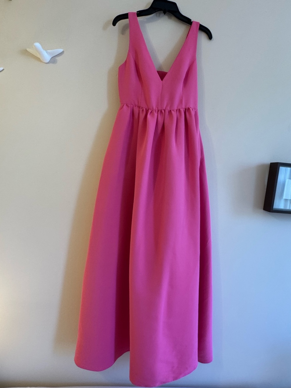 Sachin + Babi “Katrina” Pink Bow-Back Gown Dress size 4 - Picture 4 of 10